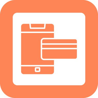 Kredi kartı simgesinin vektör çizimi