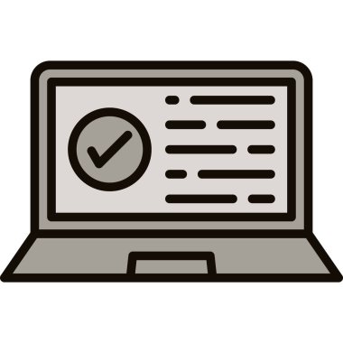 dizüstü bilgisayar. Web simgesi tasarımı