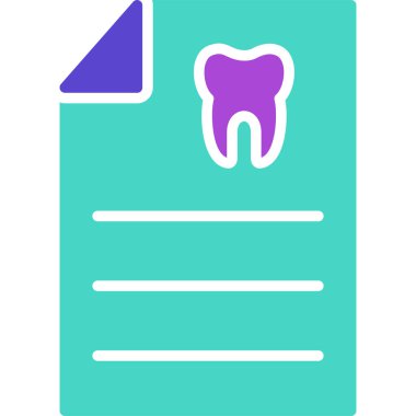 Dişçi. Web simgesi basit illüstrasyon