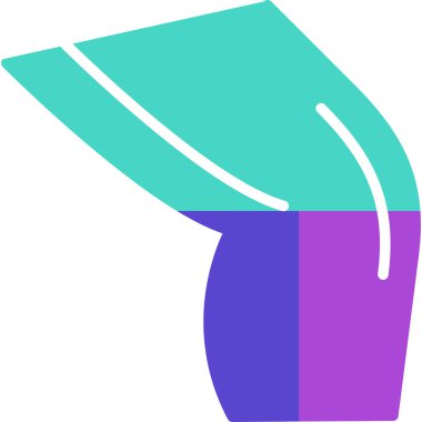 Elinde kağıt bir çarşaf tutan