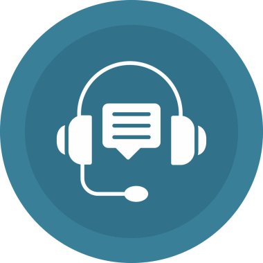 Müşteri Servisi simgesini. Vektör çizim.