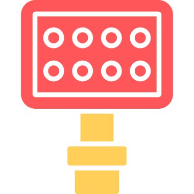 Modern b 'nin vektör illüstrasyonu eksik simgesi