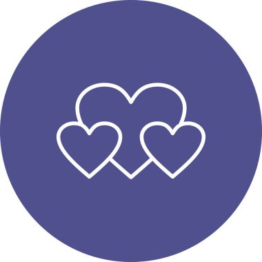 kalp vektörü simgesi modern simgesi