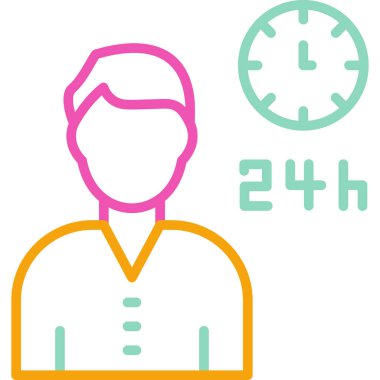 Maskeli bir kadının vektör çizimi