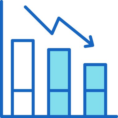 iş büyümesi vektör çizgisi simgesi, grafik simgesi, diyagram, simge grafikleri, beyaz simge üzerindeki doğrusal desen, eps 1