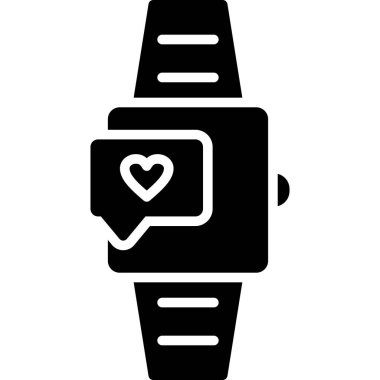 Kalp ikonuna dikkat et. Web için kalp vektör simgesinin özet çizimi