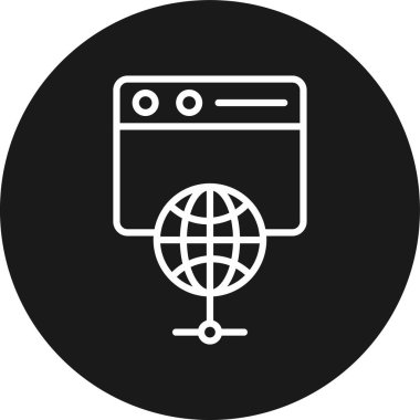 seo modern simgesinin vektör illüstrasyonu