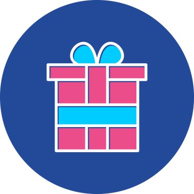 Hediye. Web simgesi basit illüstrasyon