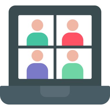 Konferans Toplantısı vektör simgesi