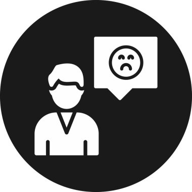 Müşteri simgesi vektör illüstrasyonu