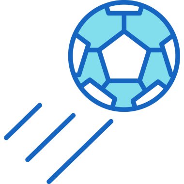 Futbol topunun vektör illüstrasyonu