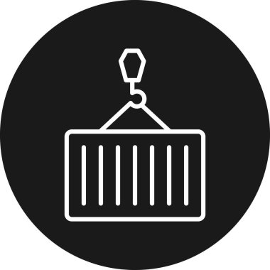 Çöp kutusu simgesi, vektör illüstrasyonu