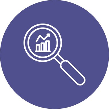 Arama simgesinin vektör illüstrasyonu