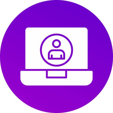 Modern simgenin vektör illüstrasyonu