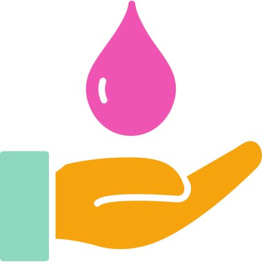 Bırak. Web simgesi basit illüstrasyon