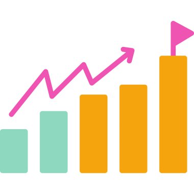 iş grafiği simgesi vektör çizim şablonu arkaplanı