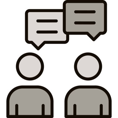 Konuşma baloncukları vektör simgesi