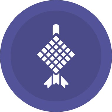 Bir roket simgesinin vektör çizimi