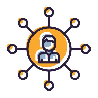 iş ağ vektör çizim tasarım