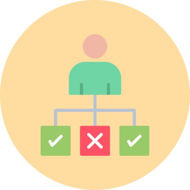 kullanıcı vektörü renk çizgisi simgesi