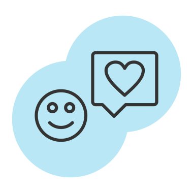 Bulut sohbet ileti simgesi doldurulmuş ana hat biçimi