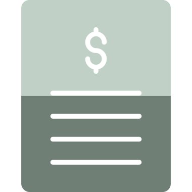 nakit Dolar ikon vektör illüstrasyonu