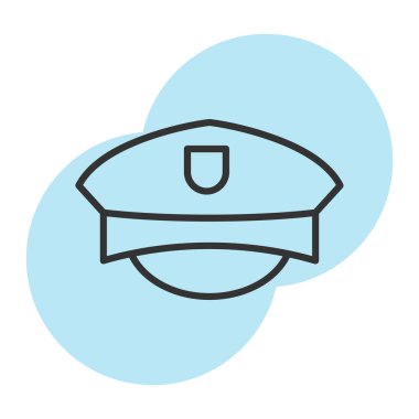 askeri miğfer ikonu vektör illüstrasyonu