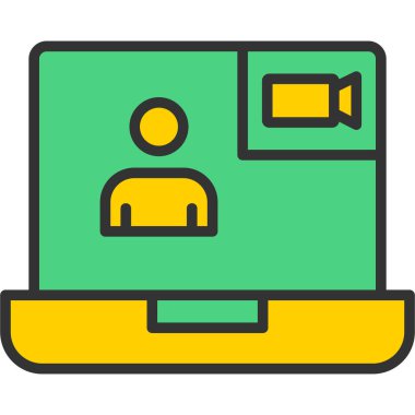 Bilgisayar monitörü. Web simgesi