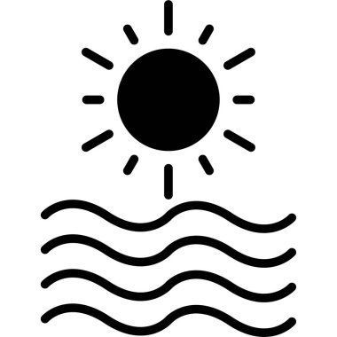 Güneş panelinin vektör simgesi