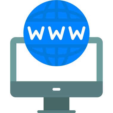Web tarayıcı vektör simgesi