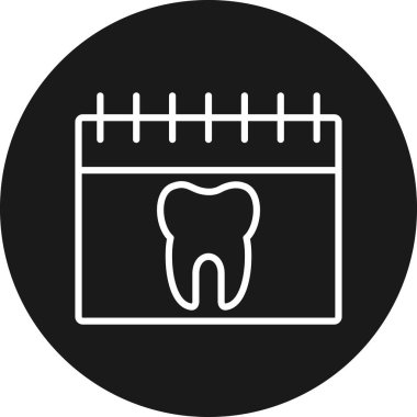 vektör çizim tasarım diş simgesinin