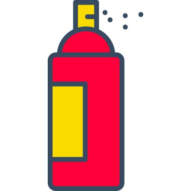 ateş hafif ikon vektör illüstrasyonu