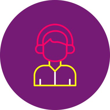 Modern simgenin vektör illüstrasyonu