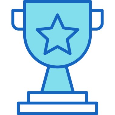 Kupa kupası. Web simgesi basit illüstrasyon