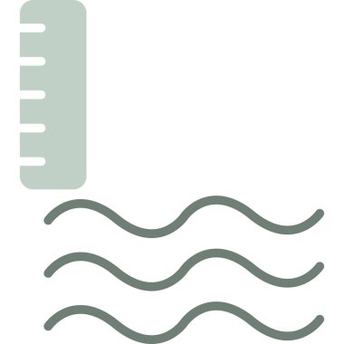 Su. Web simgesi basit illüstrasyon