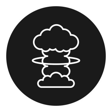 Bulut. Web simgesi basit tasarım