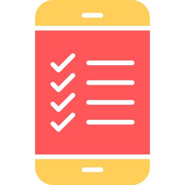 Kontrol listesi modern simge vektör illüstrasyonu