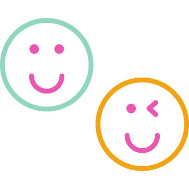 gülümseme vektör resimleme simgesi