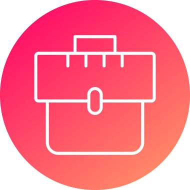 vektör evrak çantası simgesi illüstrasyonu