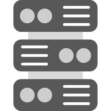 veri depolama vektörü simgesi