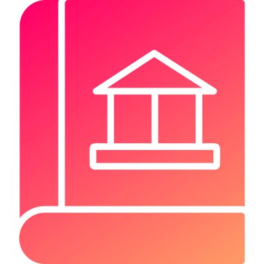 Eşsiz Ev Vektör Satırı Simgesi