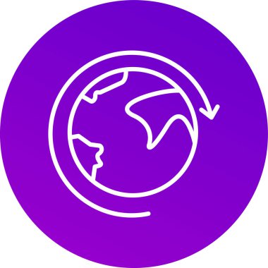 Yeryüzü ikonu vektör illüstrasyonuName