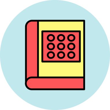 hesap makinesi simgesi vektör illüstrasyonu