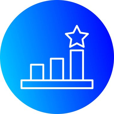 yıldız simgesi vektör illüstrasyonu