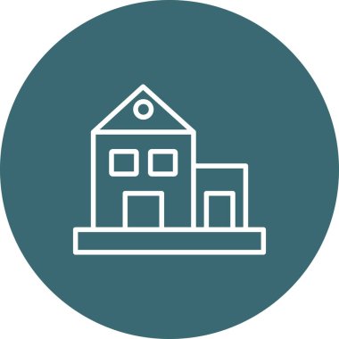 ev simgesi vektör illüstrasyonu