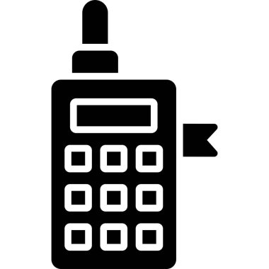 cep telefonu simgesi. Web için cep telefonu vektör simgesinin basit illüstrasyonu