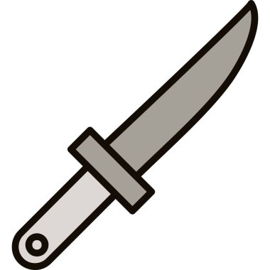 bıçak simgesi vektör illüstrasyonu