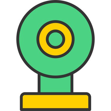 Müzik simgesi vektör illüstrasyonu