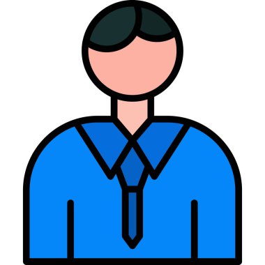 Yönetici simgesi vektör illüstrasyonu