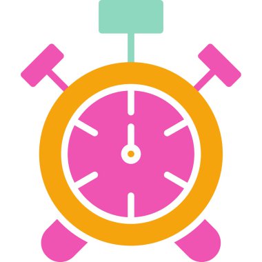 Alarm saat vektör simgesi